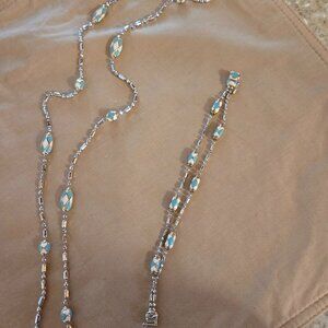 Aqua Bracelet & Necklace Set